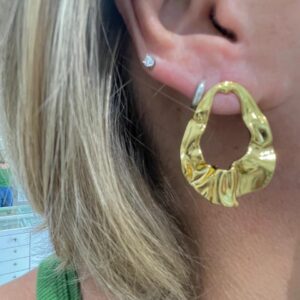 Brinco Martelado Vazado