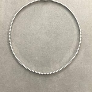 Riviera 3 garras Prata 925 Ródio branco Moissanite